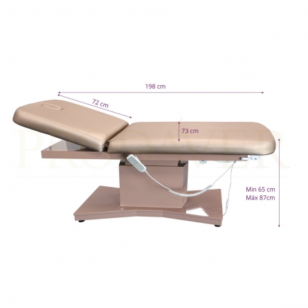 MARQUESA ELÉTRICA BIPARTIDA, 3 MOTORES, CASTANHO DOURADO