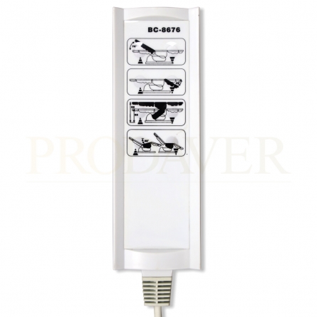 Comando da marquesa. Remote for massage table