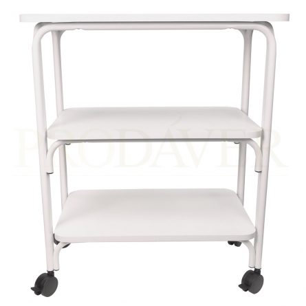 MESA 3 PRATELEIRAS LACADA BRANCO MODELO LP